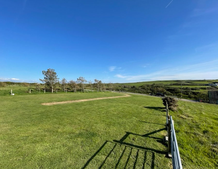 Little Haven camping with sea views